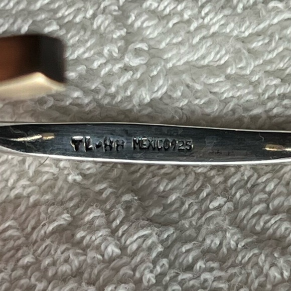 Vintage Taxco Sterling Silver bracelet cuff - Picture 10 of 11